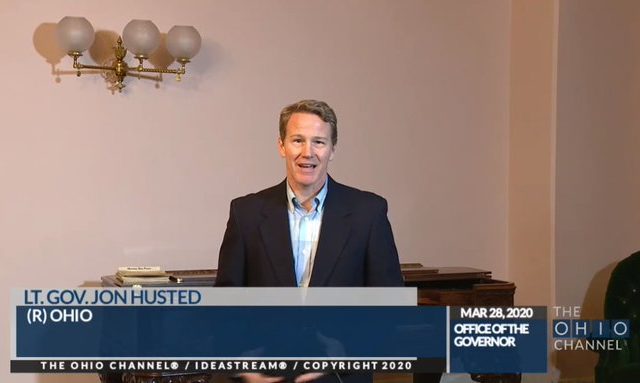 Lt. Governor Jon Husted sees light at the end of the Covid-19 tunnel