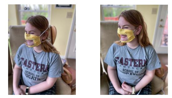 A see through mask to help the hearing impaired. How can I make one?