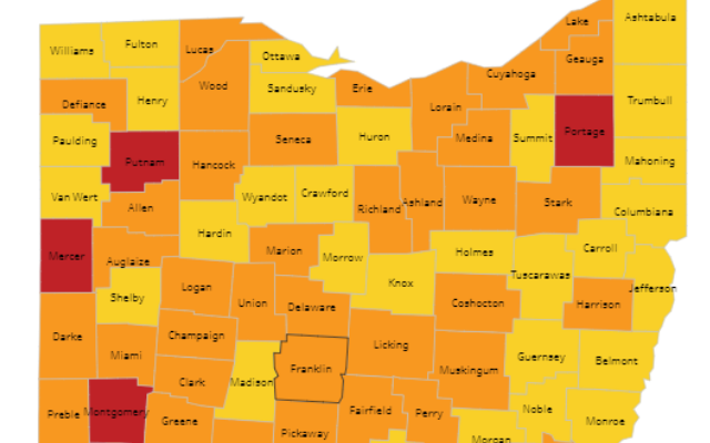 Weekly Map: Stark Goes Orange, Portage in Red