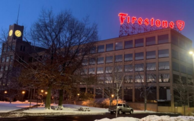 Historic Firestone Sign in Akron Being Refurbished, Relocated