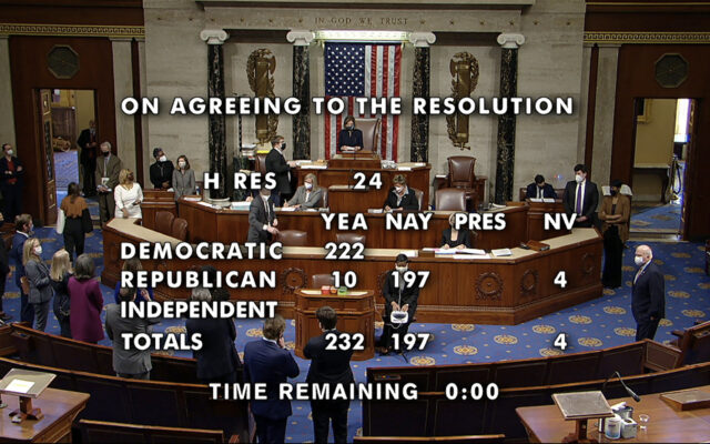 The House has Voted to Impeach – Again