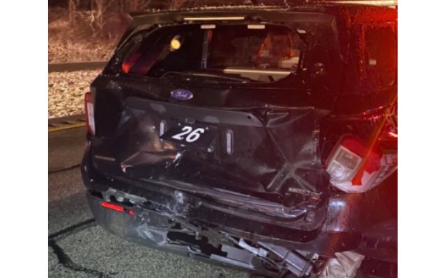 Louisville Police Officer Uninjured When Cruiser Struck by Accused Impaired driver