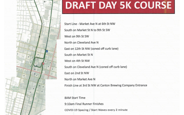 Downtown Canton Streets Closing Saturday Morning for HOF Marathon 5K