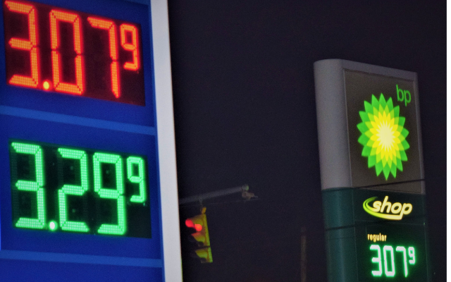 Gas Prices Down Slightly