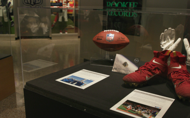 Football that traveled to Space now in Canton