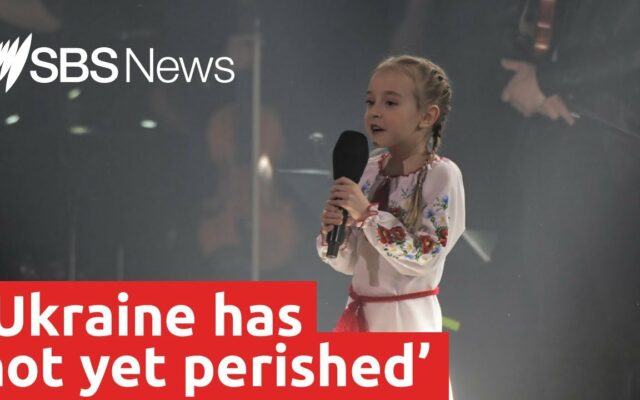 Girl Who Sang ‘Let It Go’ In Ukrainian Bomb Shelter Performs Anthem