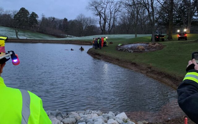 Car Crashes into Pond at Arrowhead Golf Course in North Canton – Gallery of Photos Inside