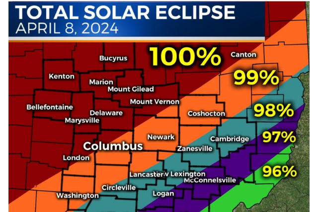 ODOT Provides Interactive Map to Predict Traffic Slowdowns for Eclipse - News-Talk 1480 WHBC