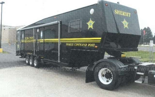 Stark Sheriff Selling Command Center Vehicle in Online Auction