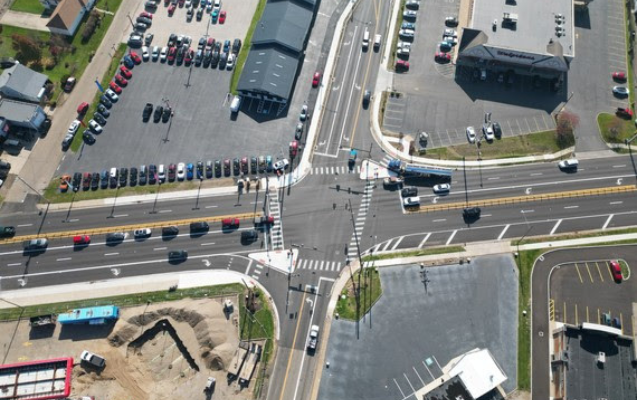 Two Intersection Safety Projects Wrapping Up