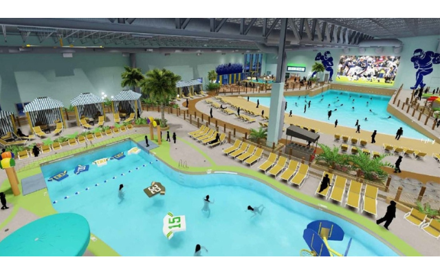 Water Park to Stand Tall, Large in HOF Village