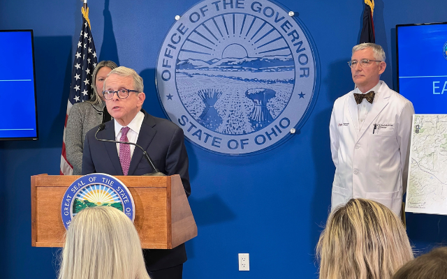 FRIDAY: DeWine Opening Health Clinic in East Palestine, Reassures on Water, Air
