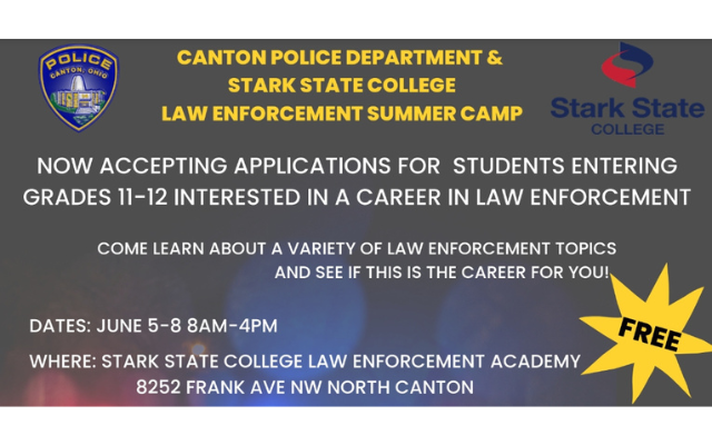 CPD, Stark State Team Up for Law Enforcement Summer Camp for HS Juniors, Seniors