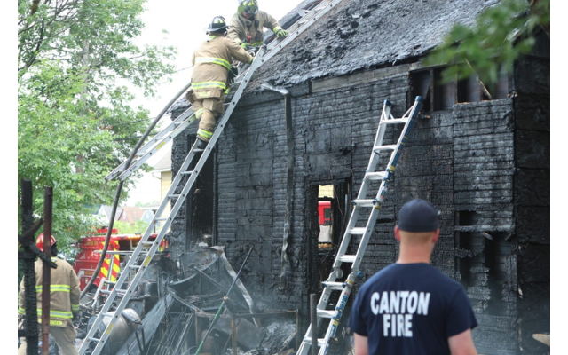 SW Canton Man Escapes Monday House Fire
