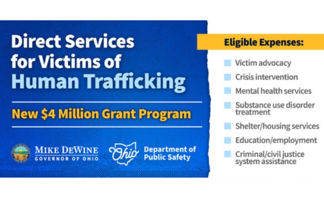 State to Provide Funding for Agencies Assisting Human Trafficking Victims