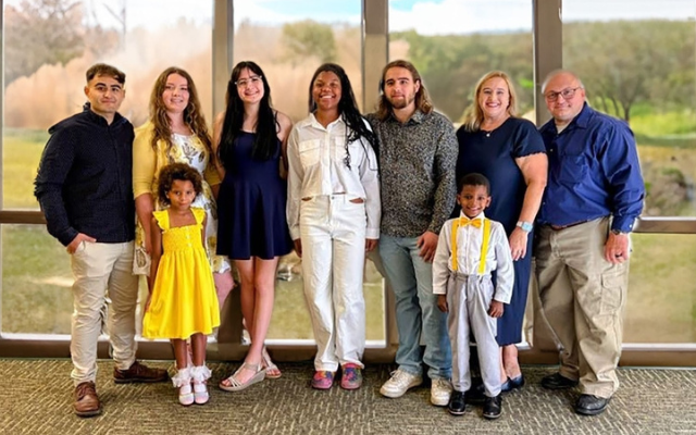 Stark Family Receives Statewide Recognition for Fostering Children