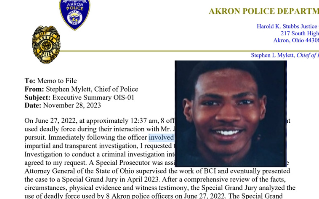Result of APD Internal Investigation of Jayland Walker Shooting: Officers Followed Agency Policies