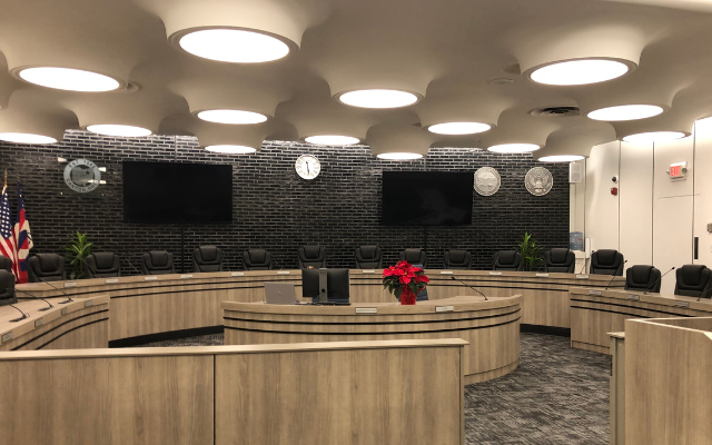 Canton Council Moves Into Remodeled Meeting Room