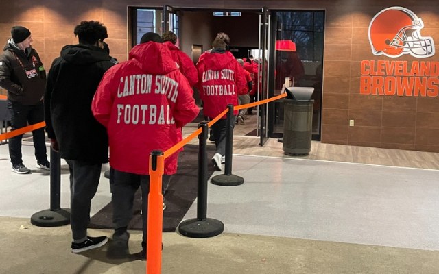 Canton South Team Honored at Browns Game